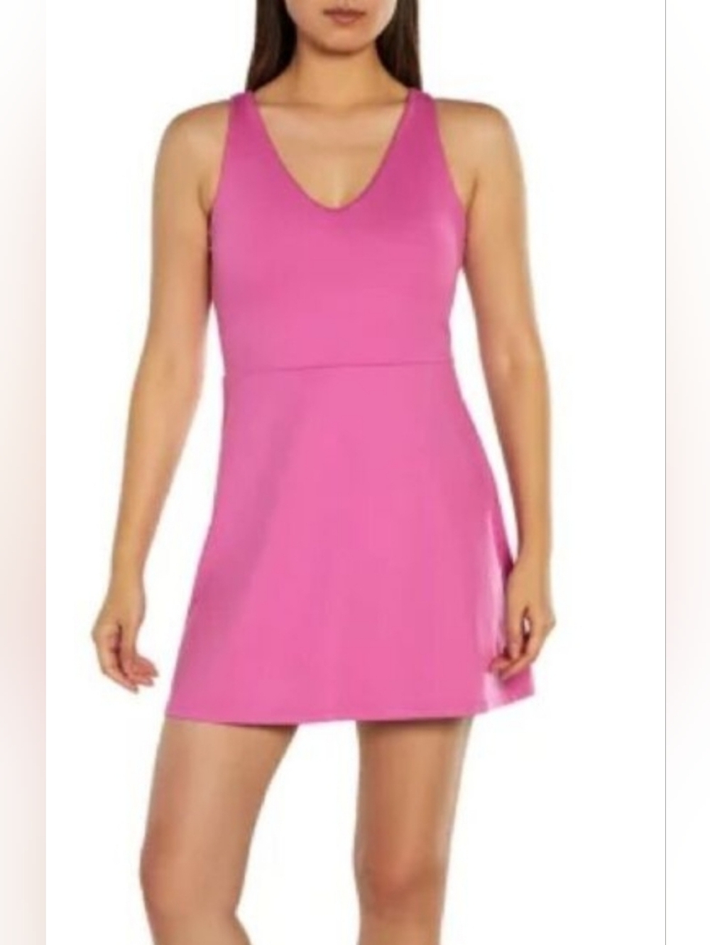 GapFit Women's Active Tank Dress Size L Deep Rosebud
